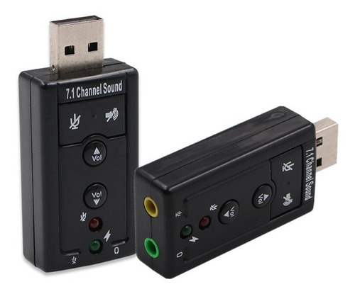 Tarjeta De Sonido Externa Usb 7.1 Adaptador Audio 3d Xear