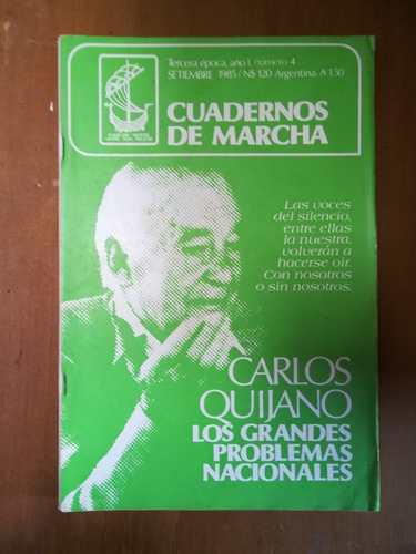 Cuadernos Marcha / Carlos Quijano. Problemas Nacionales C12