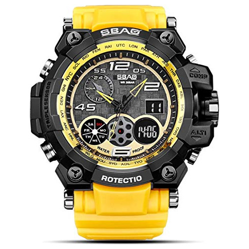 Reloj Digital De Hombres Del Reloj Sbao S Analógico De...