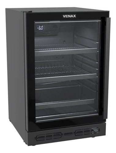 Cervejeira Visa De Embutir Venax 100l Porta Invertida 220v Cor Preto Fosco