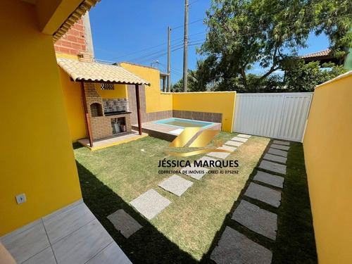 Imagem 4 de 12 de Casa 2 Quartos, Área Gourmet E Piscina Em Unamar - Jmc.107