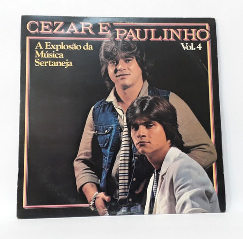 Cezar E Paulinho 10 Discos Vinil Lp Coleção Sertaneja Rara