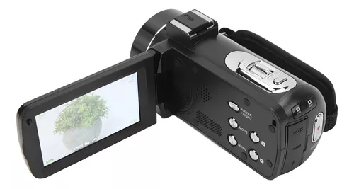  Cámara de vídeo 4K Videocámara 48MP Cámara de vídeo con  micrófono 16×Zoom digital Cámara  3 '' pantalla táctil y control  remoto : Electrónica