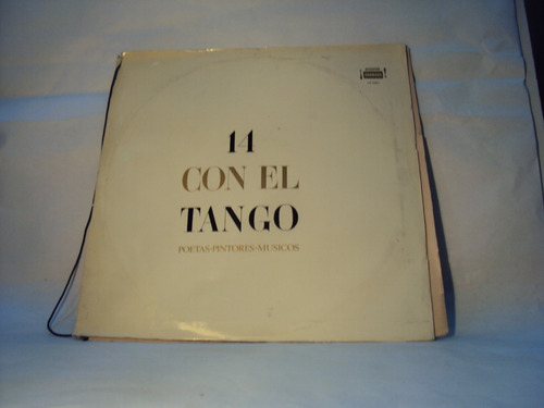 Vinilo Lp 106 14 Con El Tango Poetas Pintores Musicos