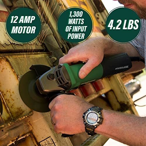 Amoladora Angular 4 1 2 Ca Sin Escobilla Velocidad Motor