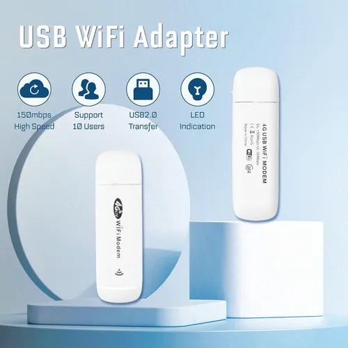 Adaptador Wifi Usb, 150 Mbps 4g Lte Tdd Fdd Gsm Mini Router