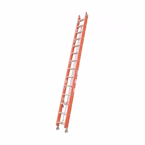 Imagen 2 de 2 de Escalera Telescopica De 28pies Fibra De Vidrio Naranja Inco