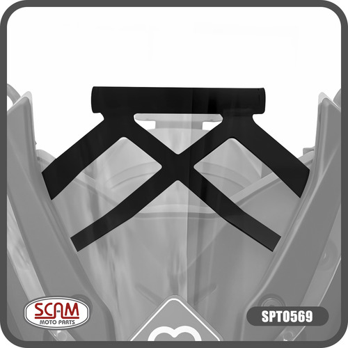 Suporte Gps / Celular Scam Xmax250 Cor Preto