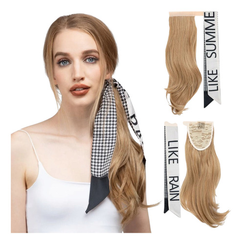 Ponytail Cola De Caballo + Pañuelo Chic Uso Diario P041 27/613