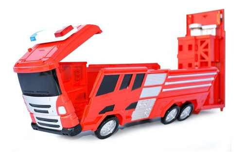 Camion Bombero Transformable En Ciudad Full - Ver Video