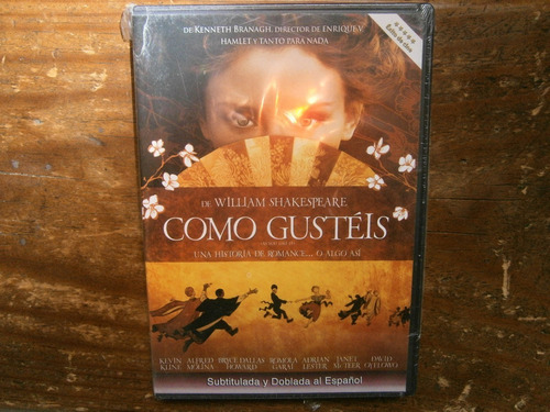 Como Gusteis Dvd Kenneth Branagh Bryce Dallas Howard 2006 (Usado)