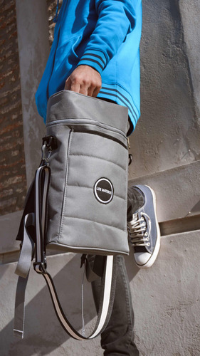 Matera Mochila Gris Los Materos