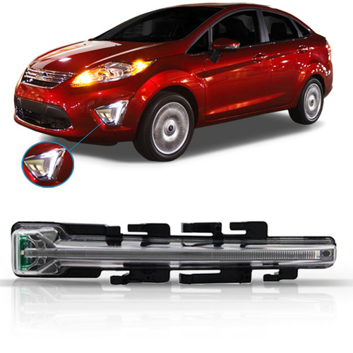 Farol De Milha Ford New Fiesta Mexicano 2011 12 2013 Led Le