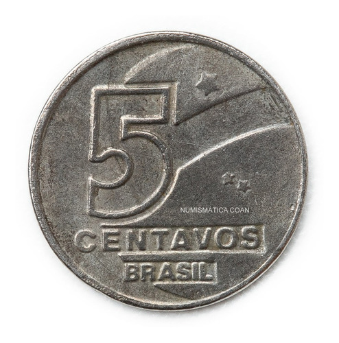 Moeda 5 Centavos 1990 Cruzados Novos - Cópia