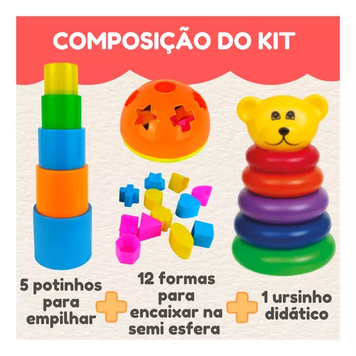 Brinquedo Educativo Criança Menina Ou Menino 1 Ano