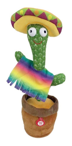 Imagen 1 de 3 de Cactus Bailarín 32 Cms Musical Juguete Interactivo Tik Tok