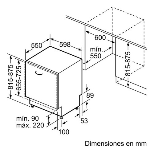 Lavavajilla Bosch Integrable Y Empotrable (detalle En Caja)