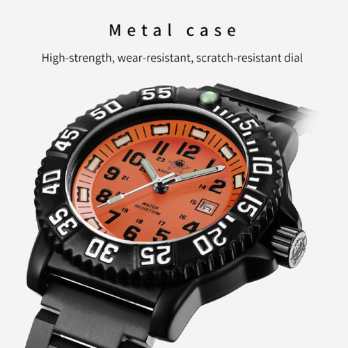 M Addies Relojes Impermeables Luminosos Informales For