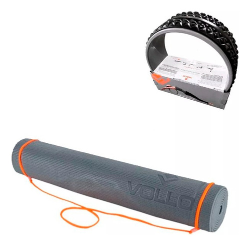 Kit Roda E Conchonete Para Yoga Vollo