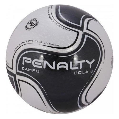 Bola Futebol Campo Penalty Bola 8 X Preta Amarela Original