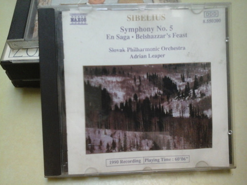 Cd 0397 - Sibelius - Slovak Philharmonic Adrian Leaper 
