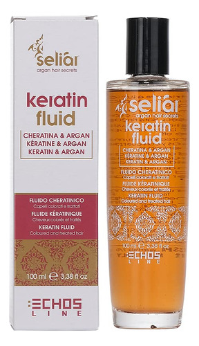 Echosline | Keratin Fluid | Hair Care | Línea Seliar Keratin | Contiene 100 Ml | Fluido De Queratina | Argán 100 Ml | Seliar Keratin De Echosline