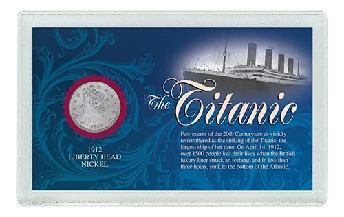 Americana Coin Treasures Titanic Nickel- libertad Head Ní.