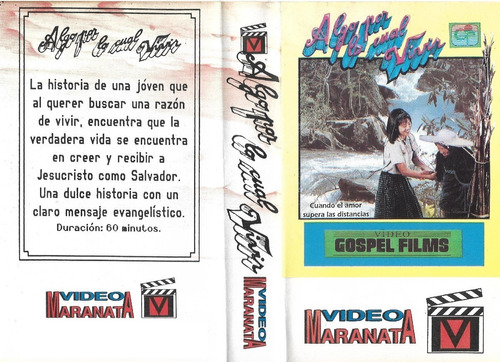 Algo Por Lo Cual Vivir Vhs Español Latino Video Maranata