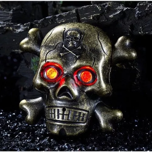 Encendedor Calavera Recargable Sonido Usb Resistencia Luz