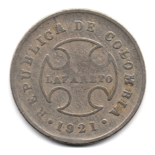 10 Centavos 1921 Lazareto