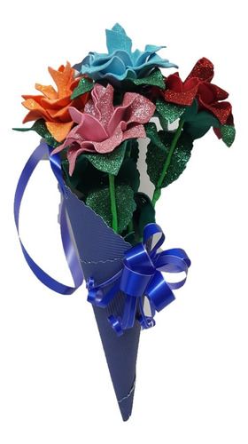 Hermosas Rosas Artesanales X 12