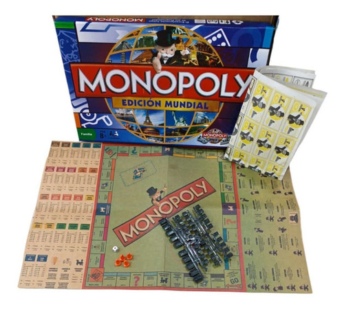  Monopoly Económico Juego De Mesa En Cartón #234