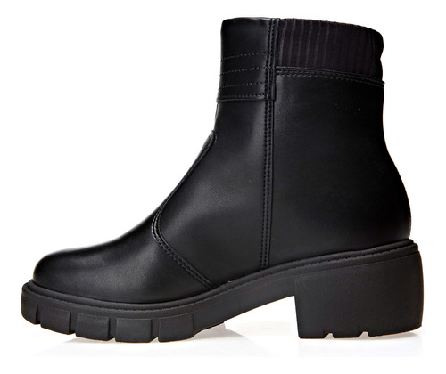 Bota Casual Feminina Cano Curto Solado Tratorado Beira Rio