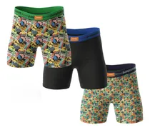 Comprar Boxer Hombre Algodon Calzoncillos Standard Pack De 3