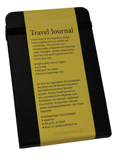 Hahnemühle Travel Journals 9x14cm 140g 62h Apaisado