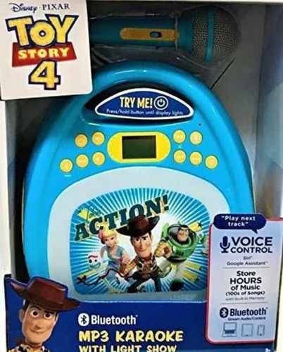Toy Story 4 Karaoke Con Asistente De Google O Siri + Regalo