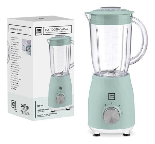 Licuadora Vaso Verde Emma 1,2 Lts 350w