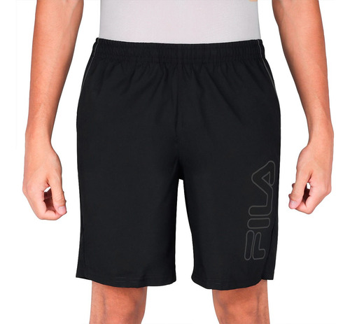 Fila Bermuda Masculina  Train - 7,5 Negro/gris Oscuro