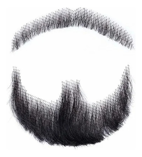 Barba Y Bigote Falsos De Cabello Humano Barbas De Maquillaje