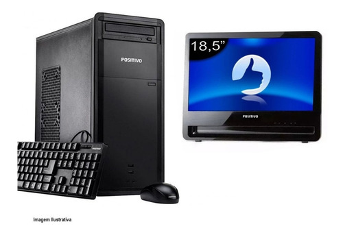 Computador Positivo D60 I3 4° Geração 8gb 120ssd Monitor 18