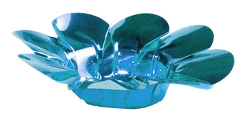 30 Unidades - Forminha Doce Metalizada Azul - Sweet Flower