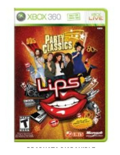 Party Classics Lips Xbox 360 Nuevo Fisico (disco) Sellado.