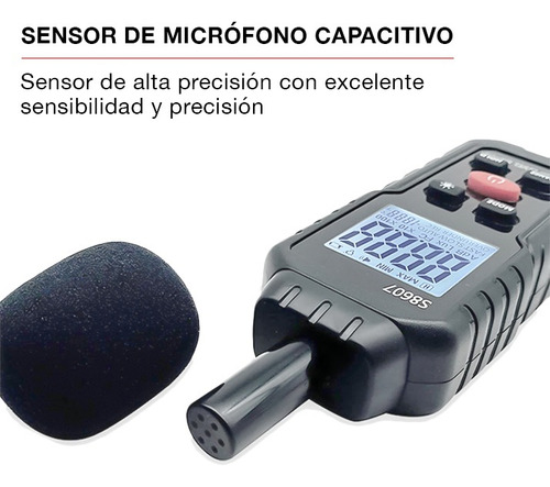 Medidor Nivel Ruido Sonometro Decibeles 30 - 130dba
