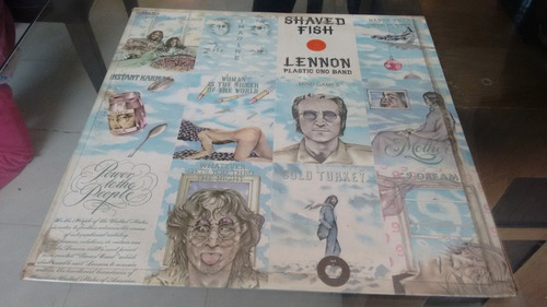 Lp John Lennon Shaved Fish Con Ins Formato Acetato,long Play