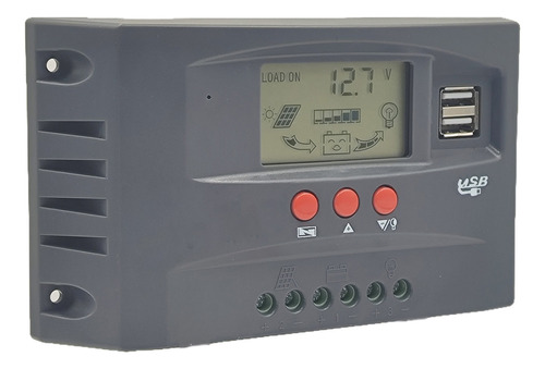 Controlador De Carga Solar Mppt Pv 12v 24v Voltaje Automátic