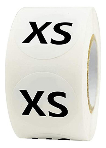 Dj 7 Rollos/3500x Papel Redondo Ropa Tamaño Etiquetas