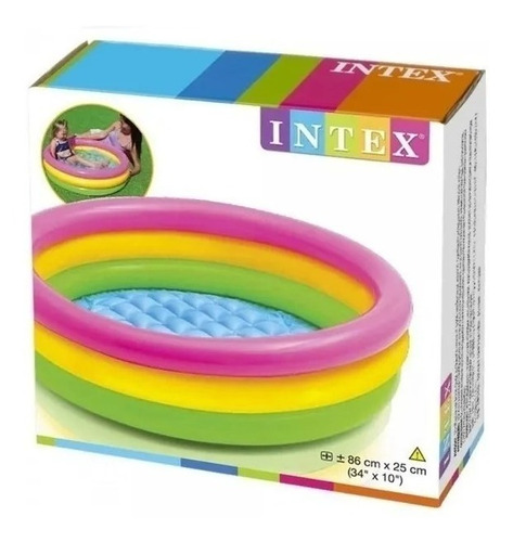 Piscina Inflable Intex Para Agua O Pelotas De 86 X 25 Cm