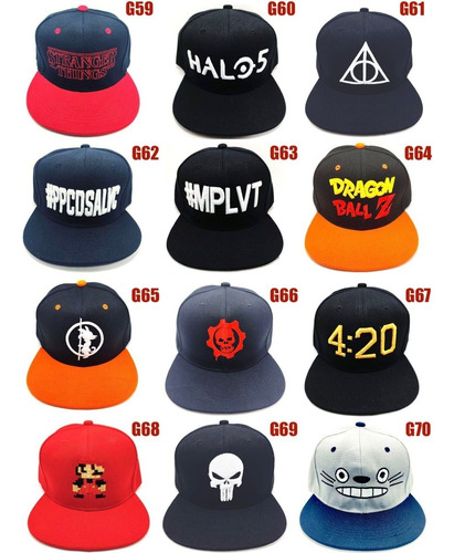 Imagen 3 de 9 de Gorras Snapback Mayoreo 20 Piezas A Elegir Envío Gratis