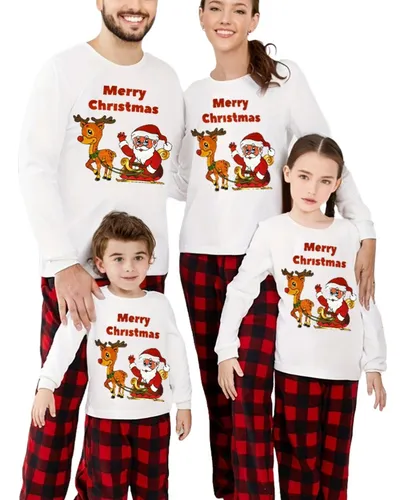 Pijama Navide a Familiar Mujer Hombre Infantil