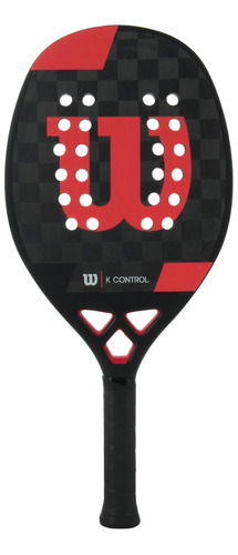 Raquete De Beach Tennis Wilson K Control Carbono 18k Cor PT/VM